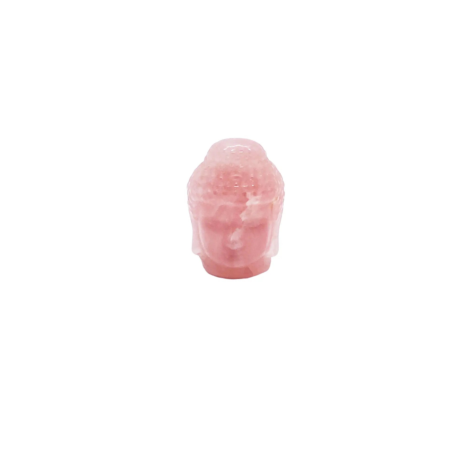 Carved Rose Quartz Buddha