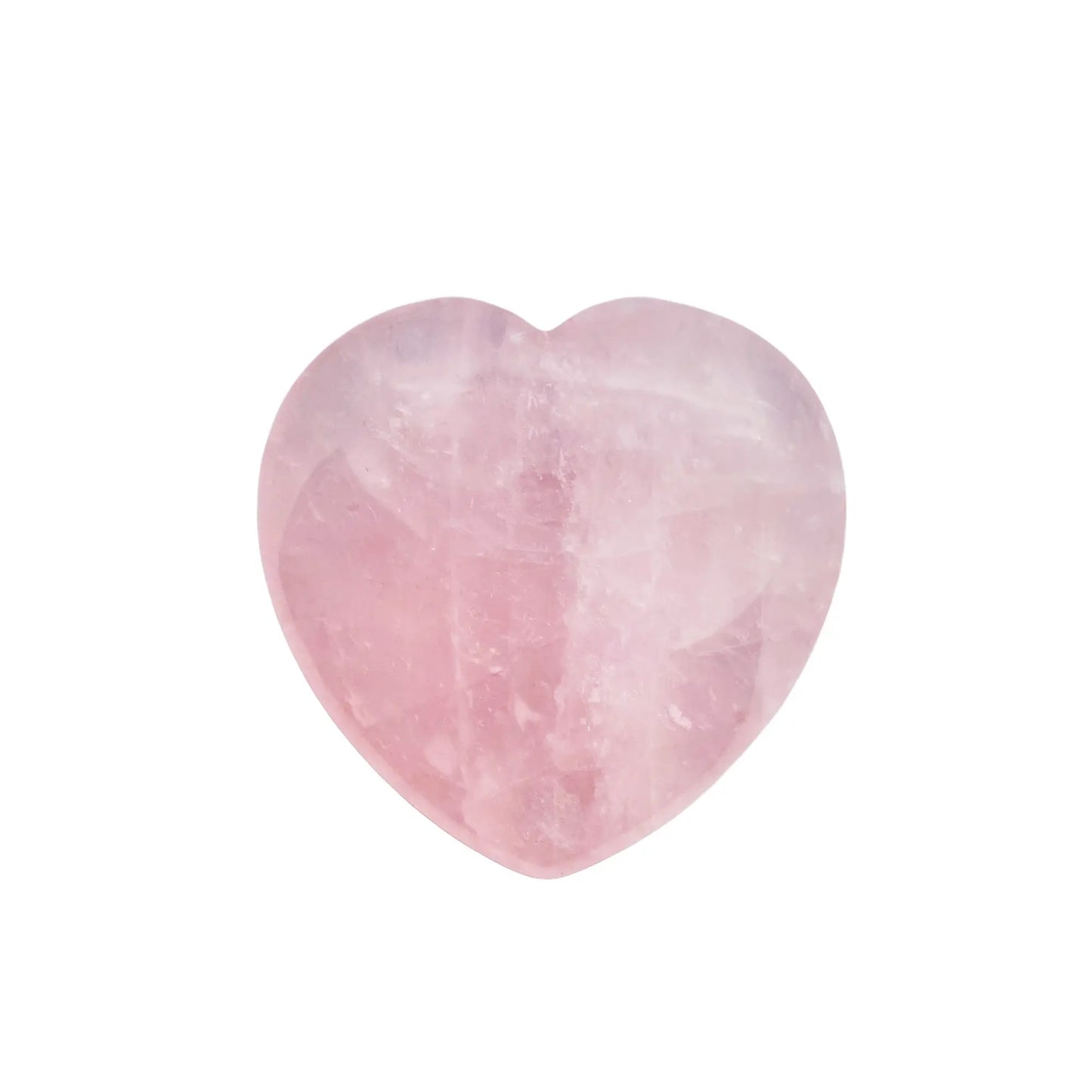 Heart Shaped Rose Quartz