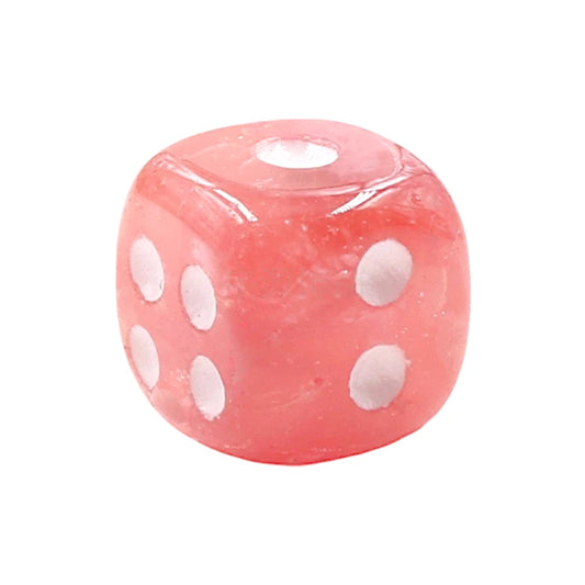 Natural Rose Quartz Dice