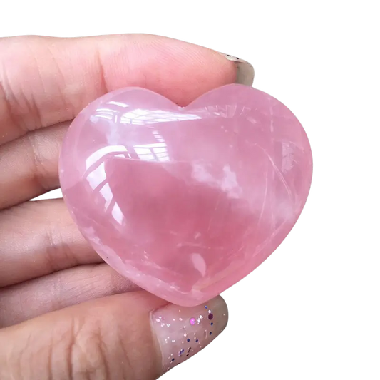 Pink Heart Shaped Rose Quartz