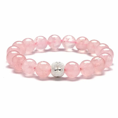 Rose Quartz Beaded Bracelet