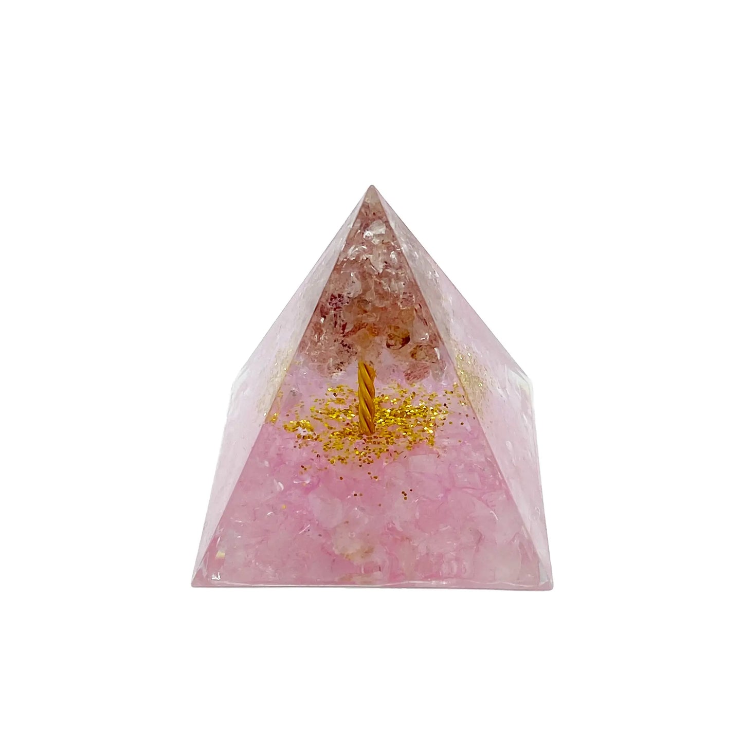 Rose Quartz Chakra Pyramid