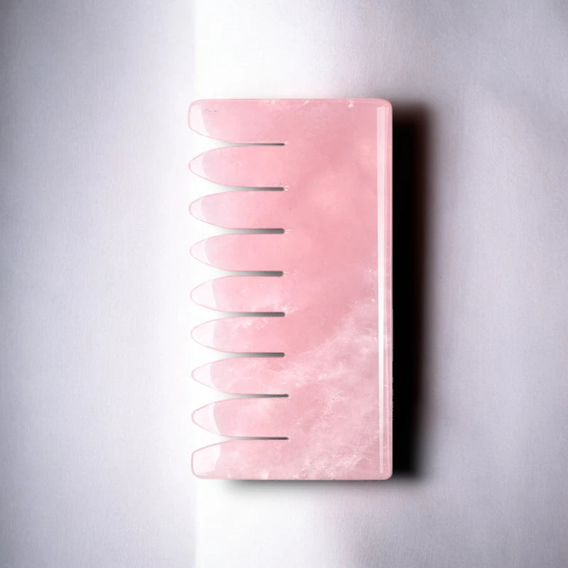 Rose Quartz Comb