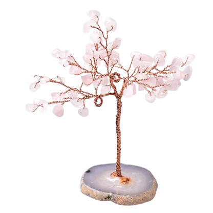 Rose Quartz Crystal Tree