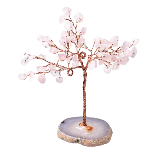 Rose Quartz Crystal Tree