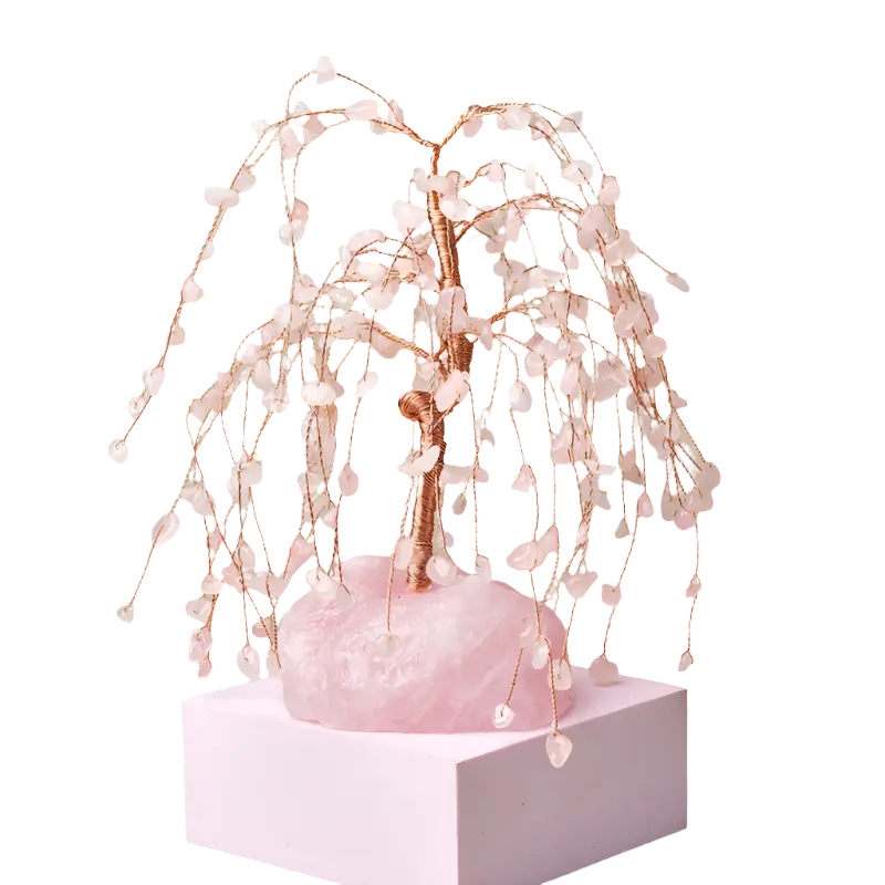 Rose Quartz Money Tree