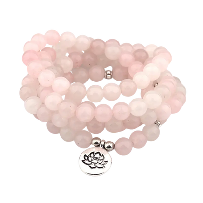 Rose Quartz Charm Bracelet