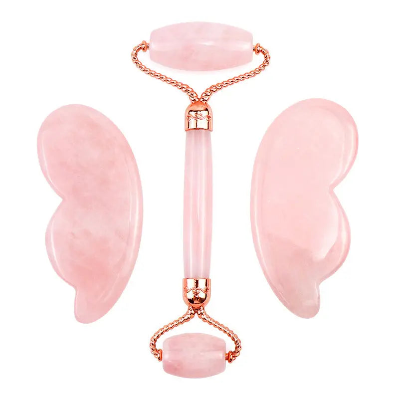 gua sha real rose quartz