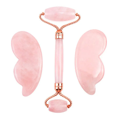 gua sha real rose quartz