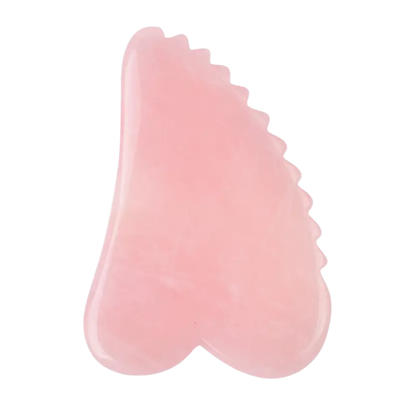 gua sha rose quartz pink