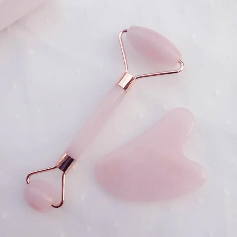 gua sha stone rose quartz