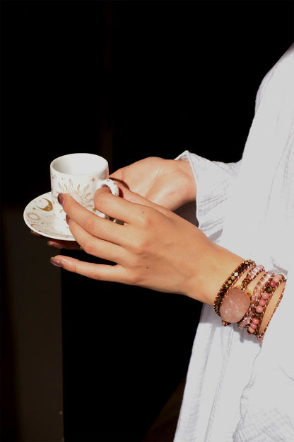 pink crystal bracelet