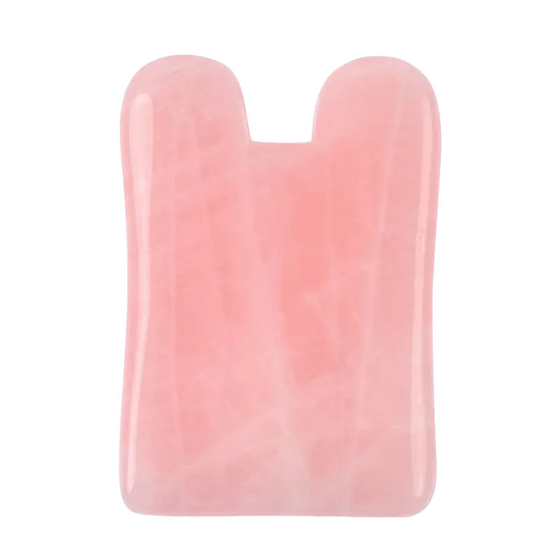 pink gua sha rose quartz 