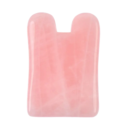 pink gua sha rose quartz 