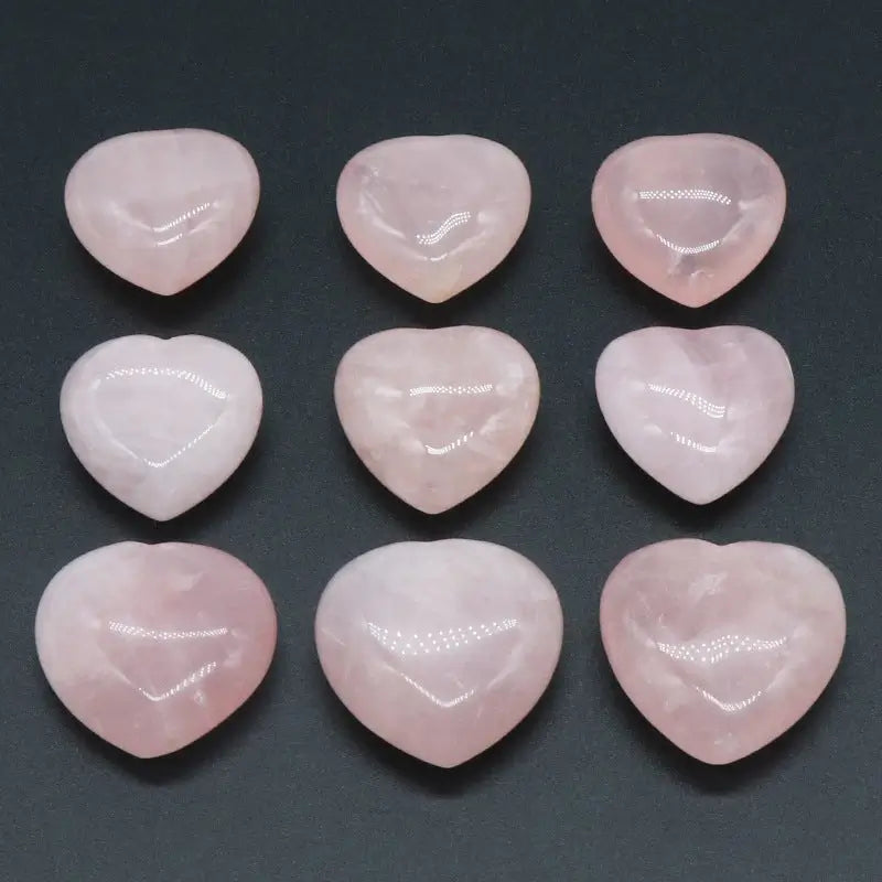 pink quartz heart shaped benefits