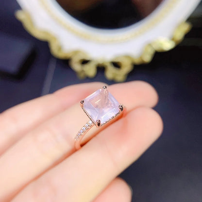 pink quartz ring gold