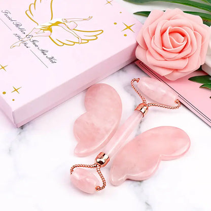 quartz rose gua sha