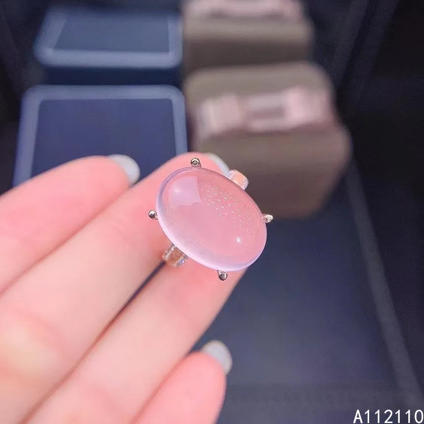 rose quartz healing ring