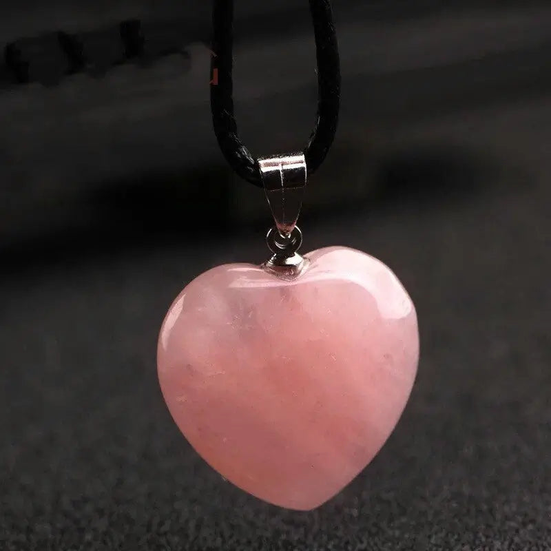  rose quartz pendant sterling silver