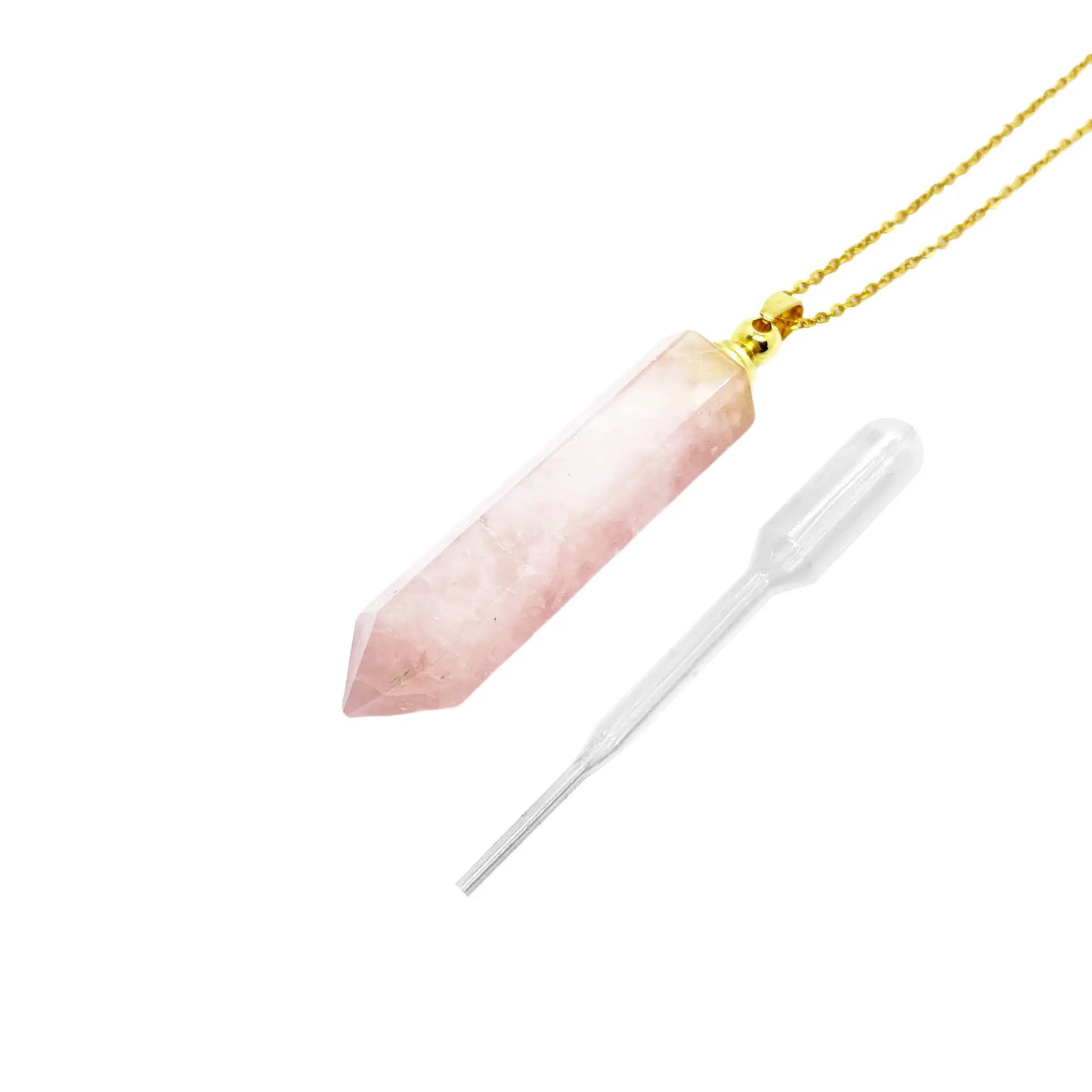 rose quartz point