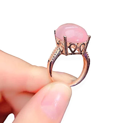 rose quartz rings 