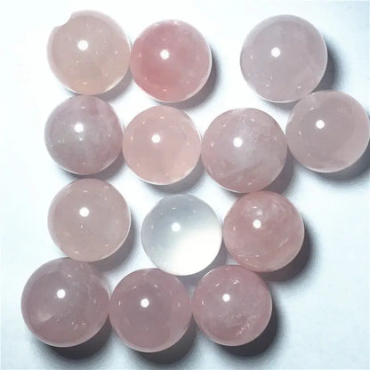 rose quartz sphere round 