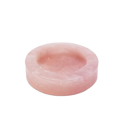 rose quartz tealight holder