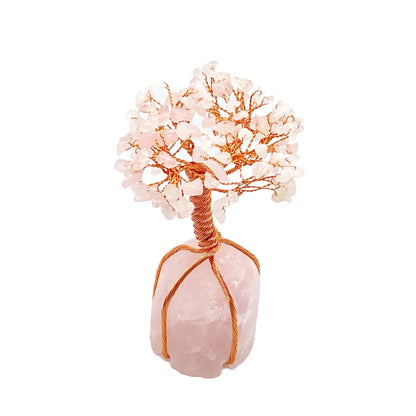 rose quartz tree