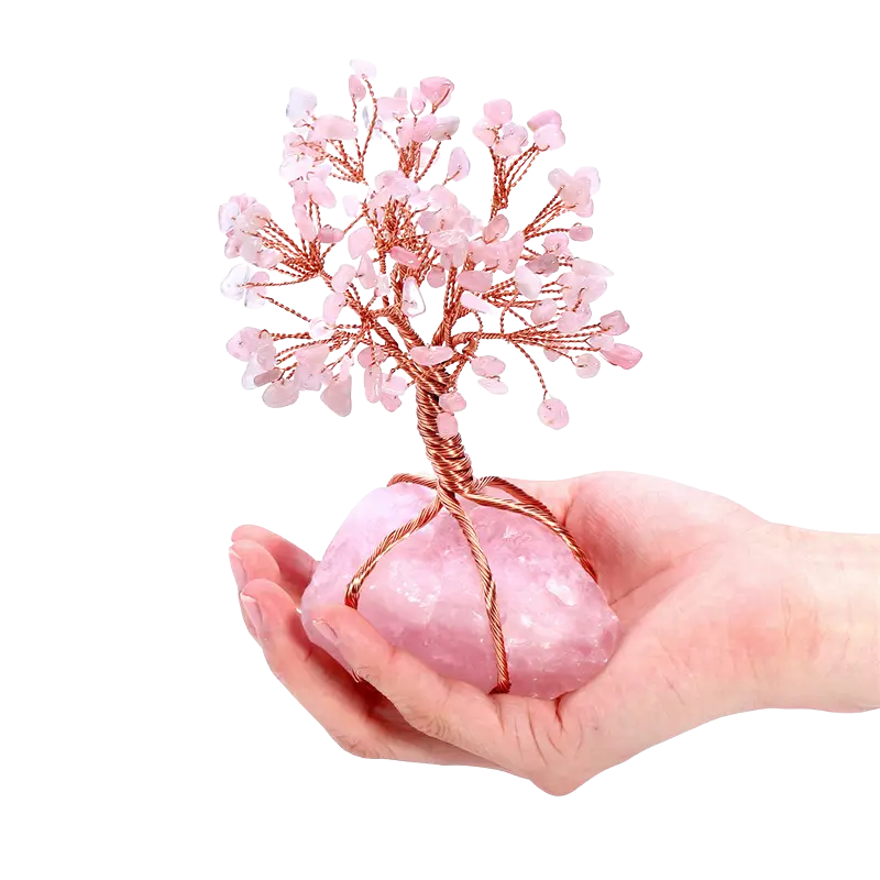 Rose Quartz Wish Tree